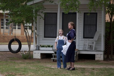 A scene from the play "To Kill A Mockingbird," performed in