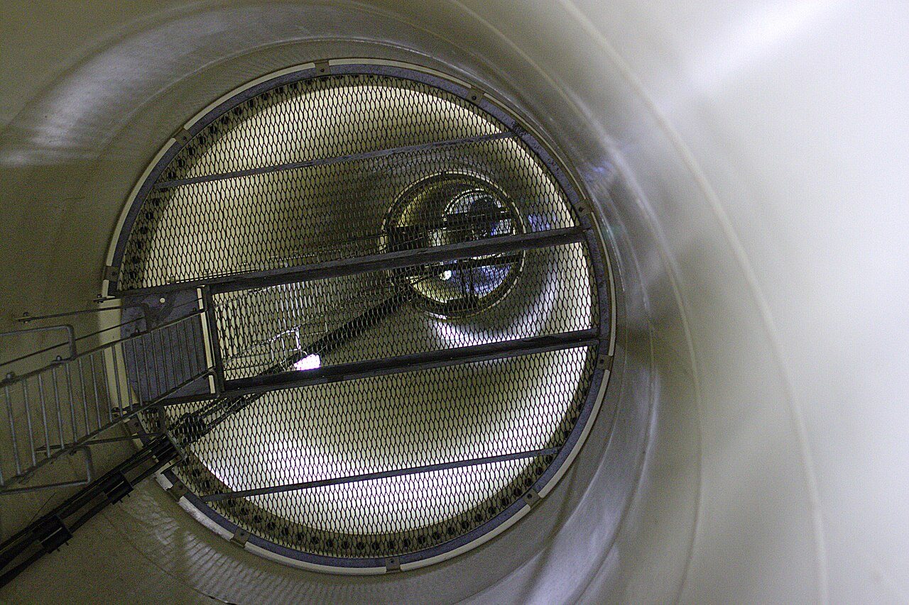Looking Up The Wind Turbine Tower, Byron, Wisconsin, 2007-05-05