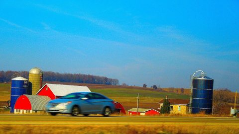 Middleton Farm with Three Silos