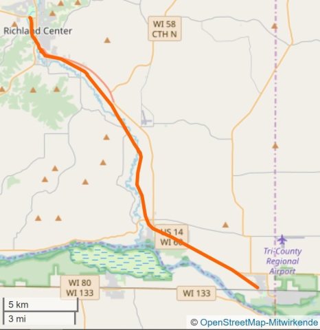 Pine River Trail (OpenStreetMap