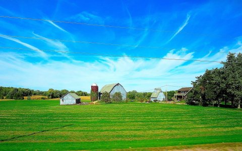 Light Blue Barn