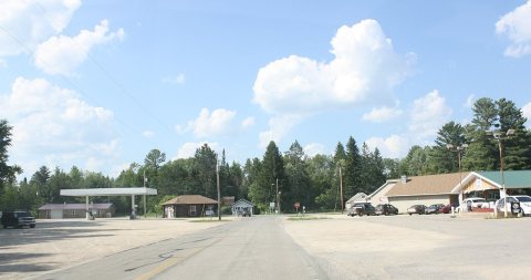 Athelstane Wisconsin Downtown Looking North