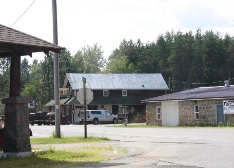Athelstane Wisconsin Downtown Looking West