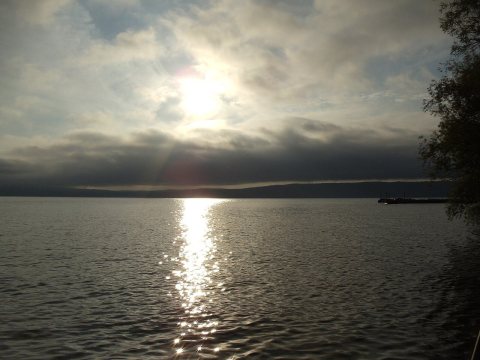 Leaving Madeline Island