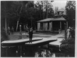 Coolidge gazes around the summer White House