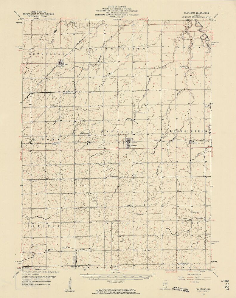 Flanagan quadrangle, Illinois : 15 minute series