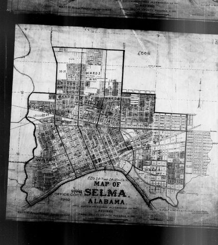 1940 Census Enumeration District Maps - Alabama - Dallas County - Selma - ED 24-7 - ED 24-50B