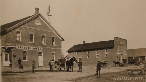 Brussel House in Brussels Wisconsin 1914