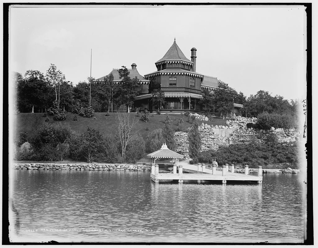 Residence of Frank Chamberlain, Lake Geneva, Wis