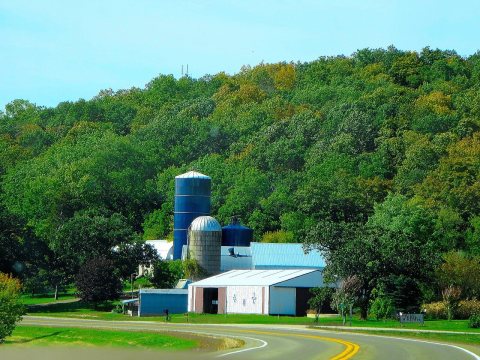 Farm with Three Silos - panoramio (24)