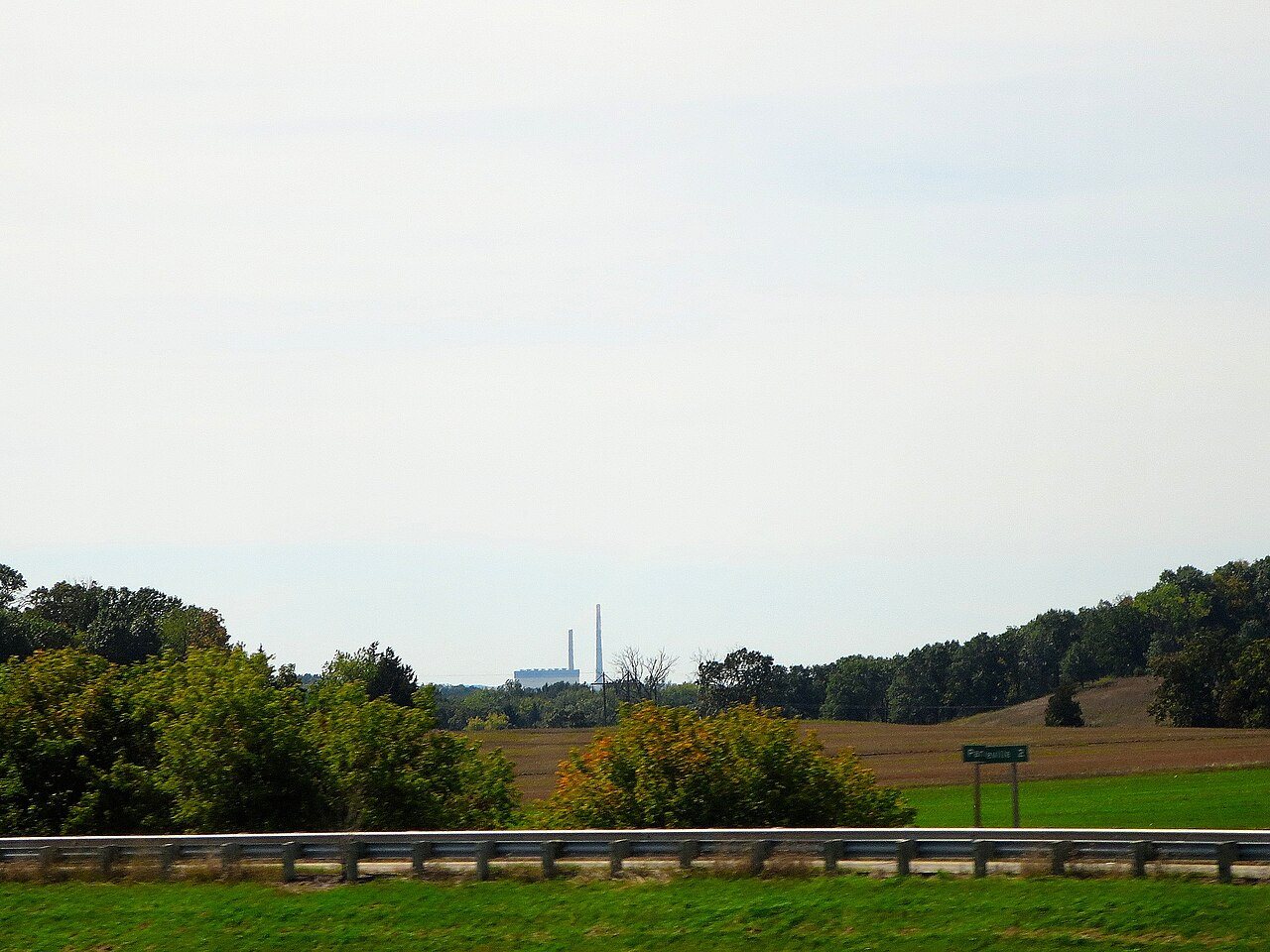 Columbia Energy Center in the Distance