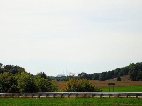 Columbia Energy Center in the Distance