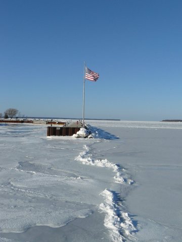 Fish Creek Town Dock, Door County, Wisconsin, December 2008