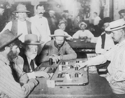 Amerikanischer Photograph um 1895 - »Saloon« in Morenci- Arizona (Zeno Fotografie)