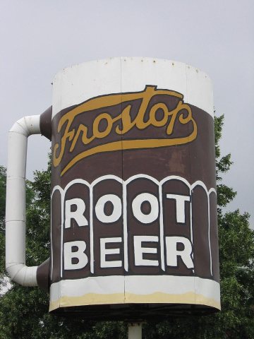 Frostop Root Beer sign