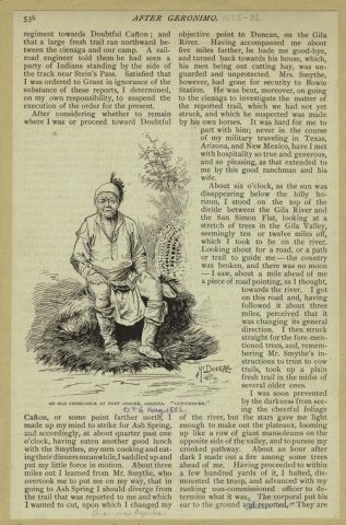 An old Chiricahua at Fort Apache, Arizona, "Got-chai-eh."
