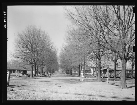 Main street of Jerome, Arkansas