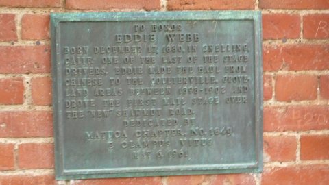 Chinese Camp plaque (Eddie Wood)