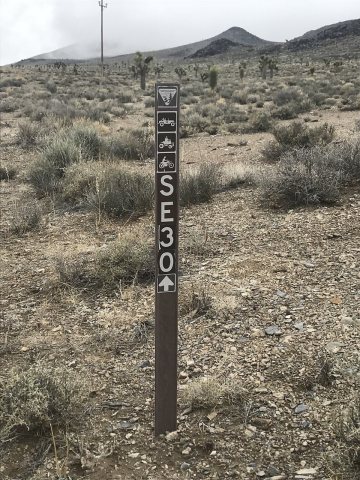 BLM Road Sign from Darwin Road