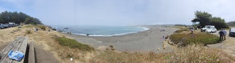 Laguna Point Beach panorama
