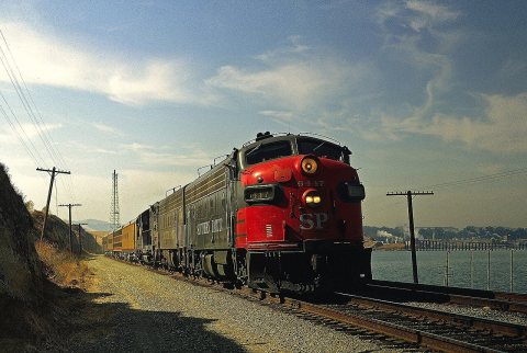 San Francisco Zephyr near Rodeo, August 1972