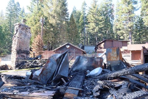 Bear River Lake Resort fire damage