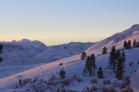 Wheeler Crest pink sunrise