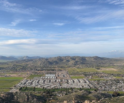 Western End of Lakeview Mountains viewed from Double Butte