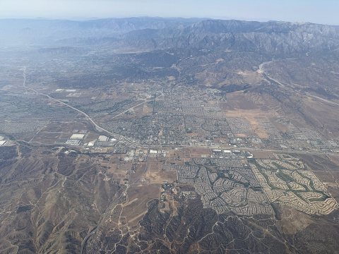 2025-08-08 23 18 57 UTC View of western Banning, northern Beaumont, Cherry Valley and eastern Calimesa in Riverside Cou…