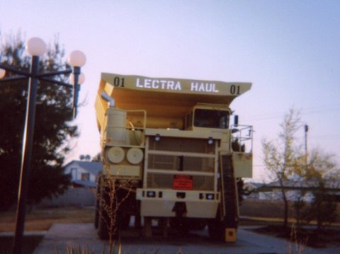Lectra haul dump truck