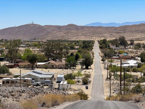 Indio Hills, California with Indio Hills, Santa Rosa Mountains