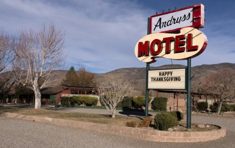 Andryss Motel in the town of Coleville in northern Mono County in California's Antelope Valley