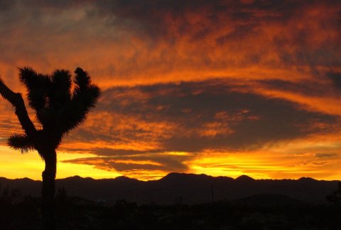 Hell on Earth, spectacular sunset in