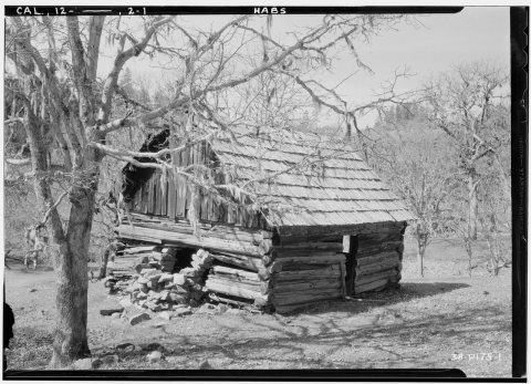 Historic American Buildings Survey Roger Sturtevant, Photographer Mar. 11, 1934 GENERAL VIEW - Erickson Ranch Log Cabin…