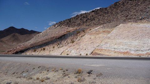 Pumice roadcut on CA 178 near