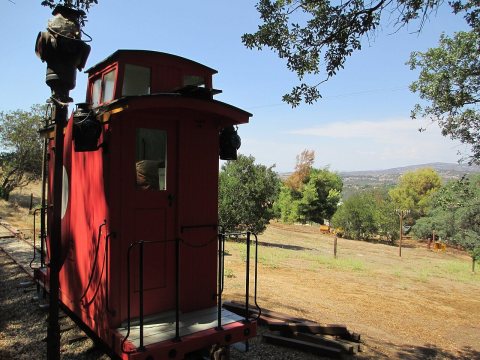 Descanso, Alpine,& Pacific Railway caboose
