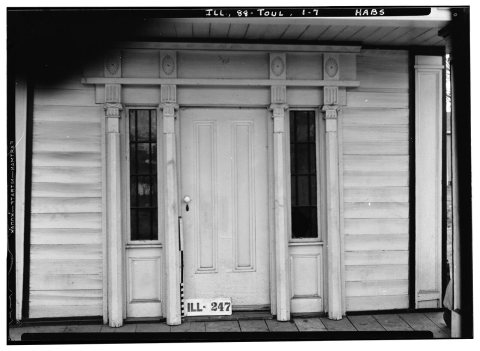 Historic American Buildings Survey Joseph Hill, Photographer April 28,1936 FRONT ENTRANCE DETAIL, EAST ELEVATION - Dr. …