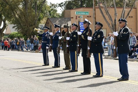 Veterans at the Avondale Veterans Parade
