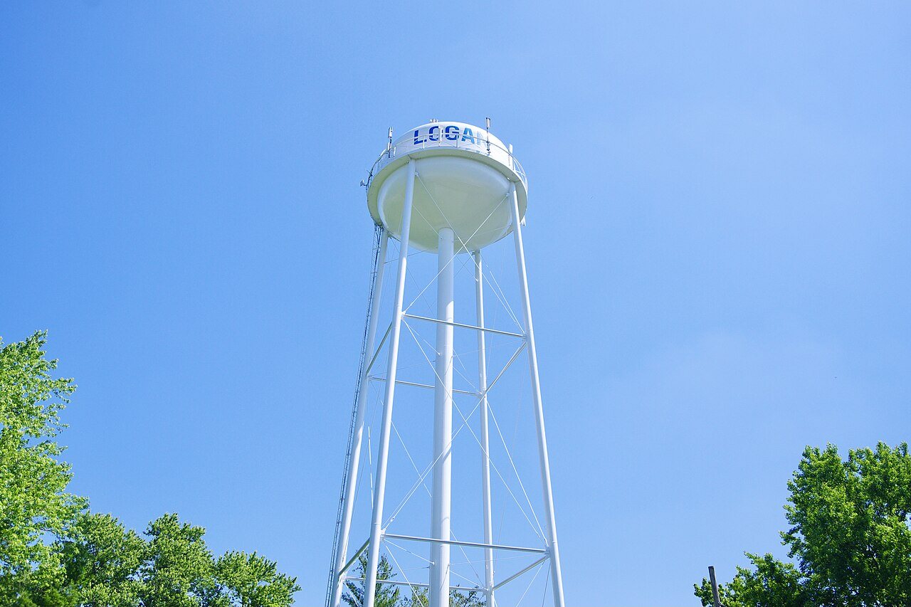 Hanaford-Logan-water-tower-il