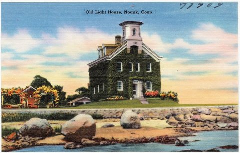 Old Light House, Noank, Conn (77909)