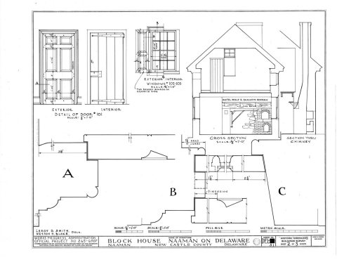 Thomas Robinson Jr. Kitchen Dependency, Naaman's Road at Philadelphia Pike, Naaman, New Castle County, DE HABS DEL,2-NA…