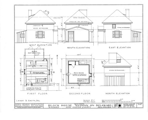 Thomas Robinson Jr. Kitchen Dependency, Naaman's Road at Philadelphia Pike, Naaman, New Castle County, DE HABS DEL,2-NA…
