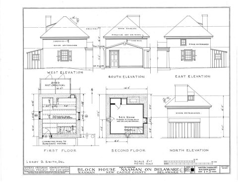 Thomas Robinson Jr. Kitchen Dependency, Naaman's Road at Philadelphia Pike, Naaman, New Castle County, DE HABS DEL,2-NA…