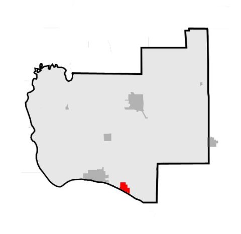 Map of Jersey County highlighting