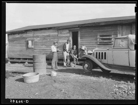 Negro migrant agricultural workers quarters