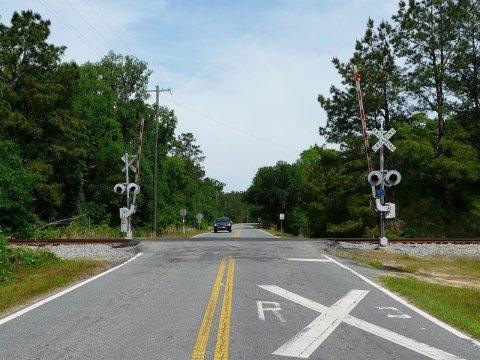 FGA Tallahassee Subdivision crossing Baum Road