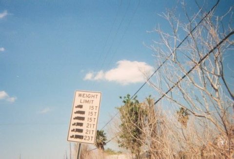 Tall Truck Weight Limit Sign