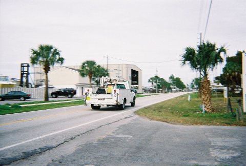 Hernando Beach Marinas; County Truck