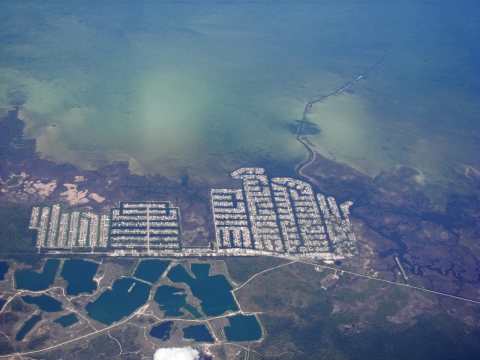Aerial view of