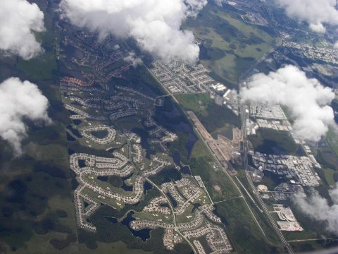 Aerial view of Tampa Bay Executive Airport